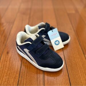 Cat & Jack Blue and White Velcro Sneakers NWT